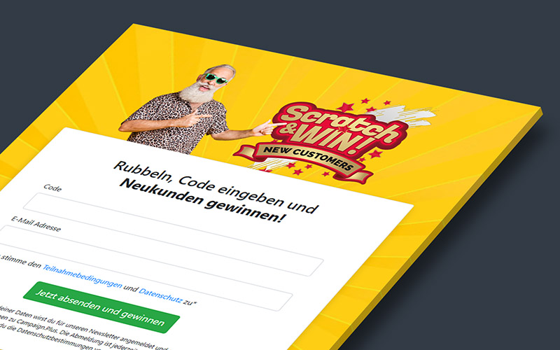 Scratch & Win Aktion
